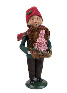 Byers Choice: Boy With Christmas Sweets