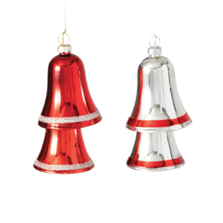 Assorted Stacked Bell Ornament, INDIVIDUALLY SOLD
