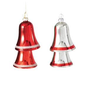 Assorted Stacked Bell Ornament, INDIVIDUALLY SOLD