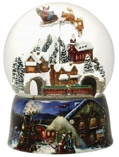 XL Christmas Village Snowglobe