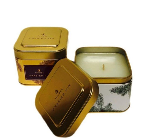 Assorted FRASIER FIR: Tin Candle, INDIVIDUALLY SOLD