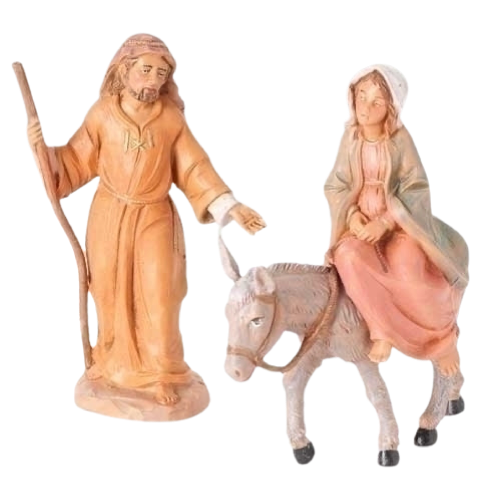 Joseph And Mary Journey To Bethlehem