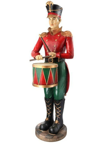 5.5' Toy Soldier Drummer Figurine