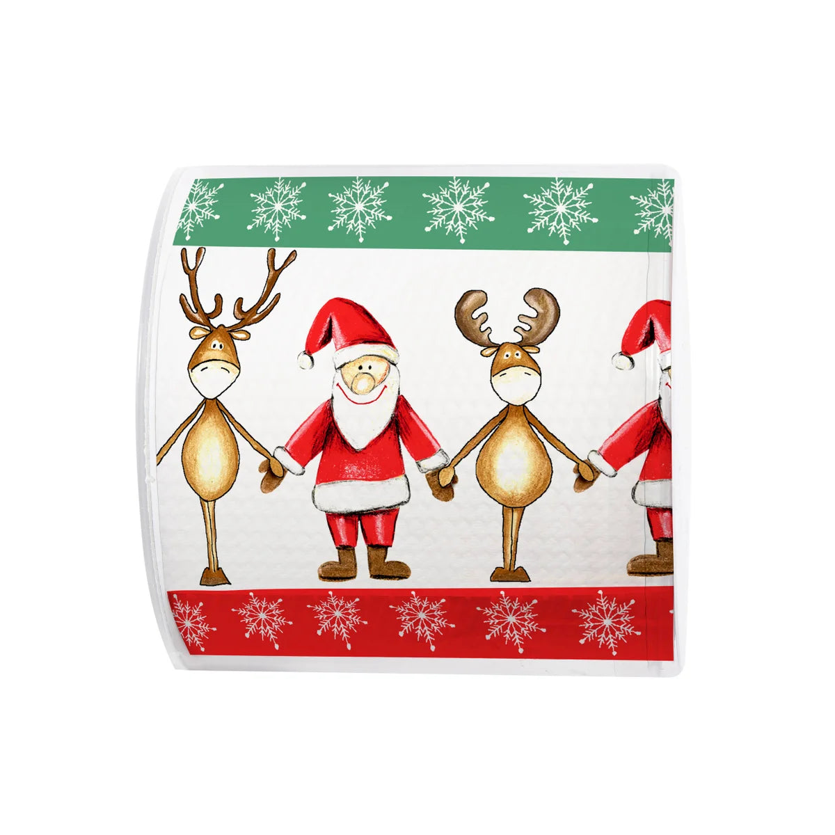 Santa And Reindeer Toilet Paper