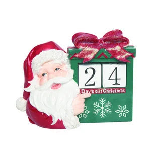 Santa Advent Calendar Countdown With Blocks