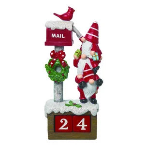 Gnome Advent Calendar Countdown With Blocks