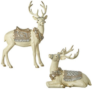 Assorted Reindeer Figurine, INDIVIDUALLY SOLD