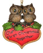 Our First Christmas Together Owls Ornament